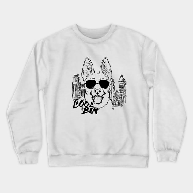 Cool boy Crewneck Sweatshirt by CB_design